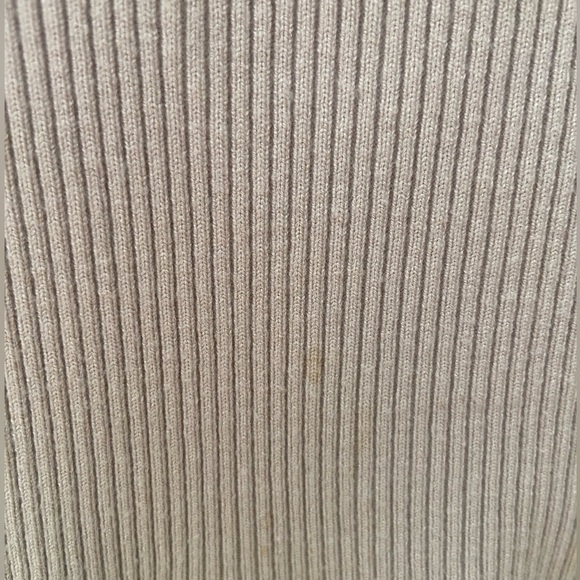 Zara knit dress holiday fall beige - Picture 3 of 3